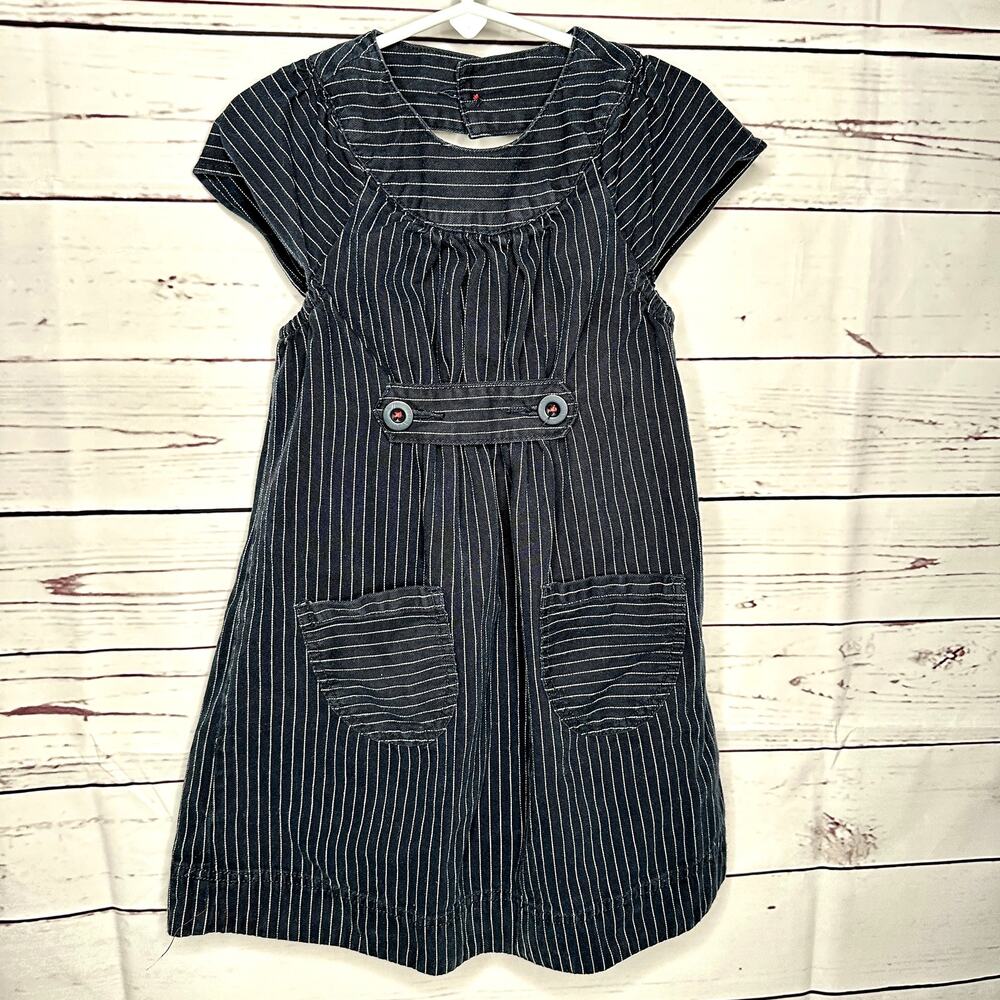 Tea Collection | Pinstripe Cap Sleeve Dress Toddler Size 5